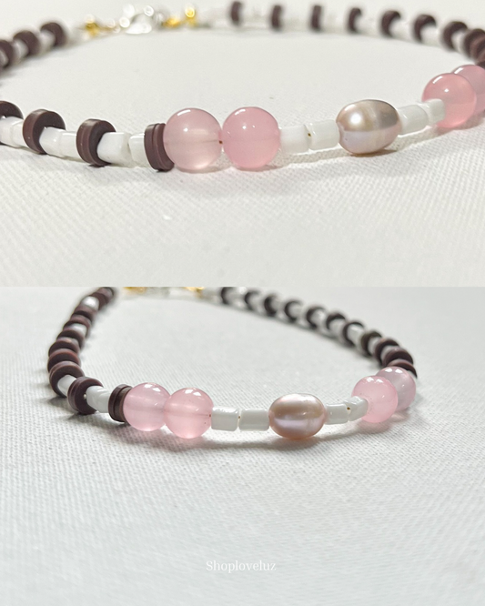 Blush Cocoa Choker