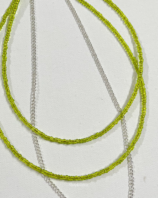Layered Lime Necklace