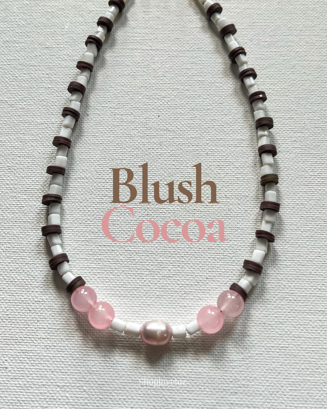 Blush Cocoa Choker