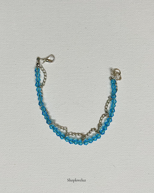 Blue Dew Drop Bracelet