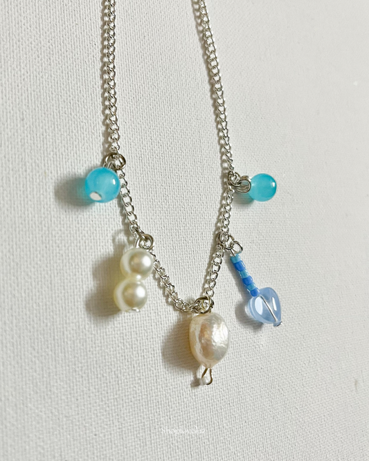 Blue Charm Necklace