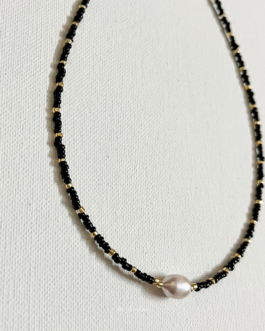 Midnight Black Necklace