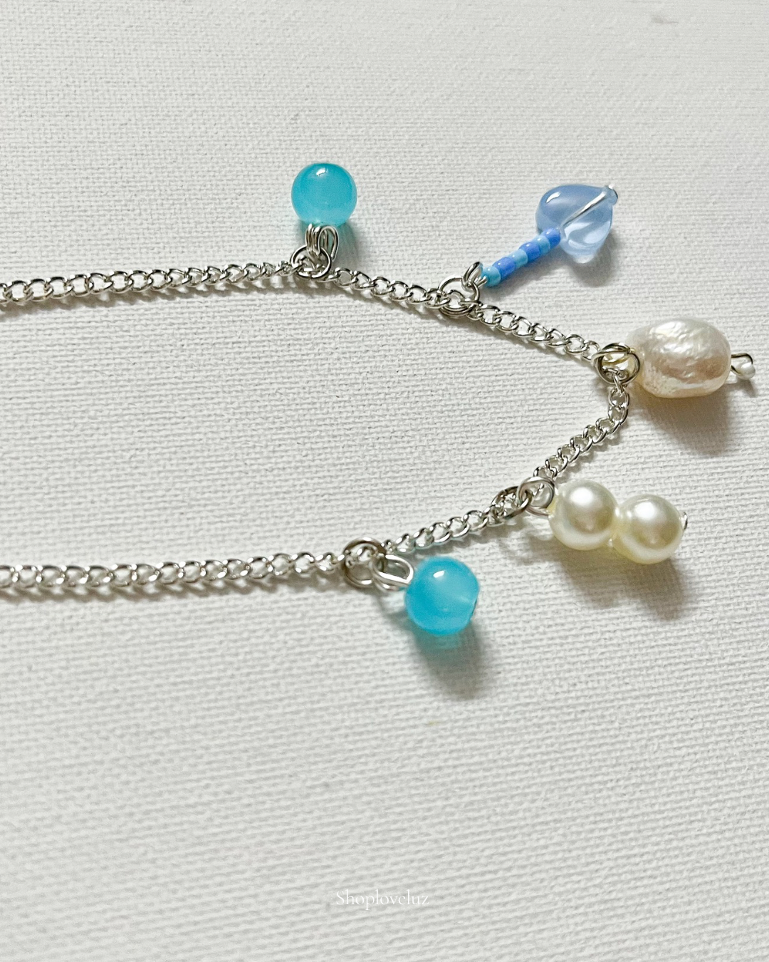 Blue Charm Necklace