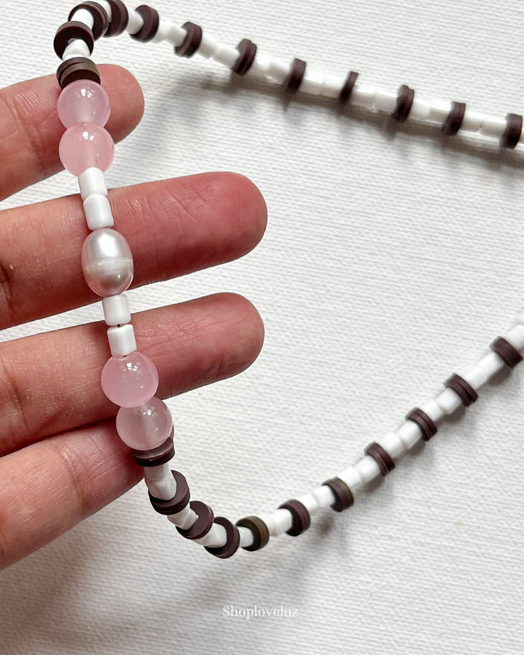 Blush Cocoa Choker
