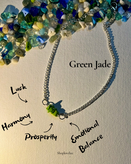Stone Stories Green Jade Necklace