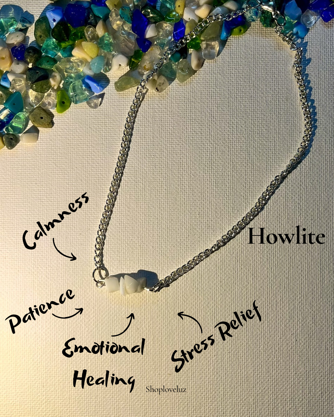 Stone Stories Howlite Necklace