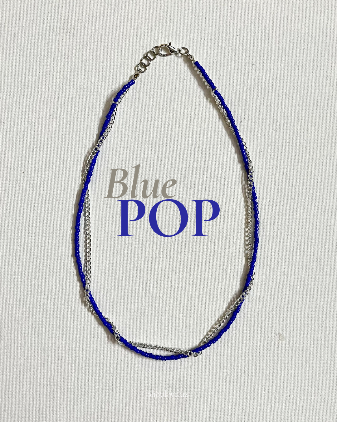 Blue Pop Necklace