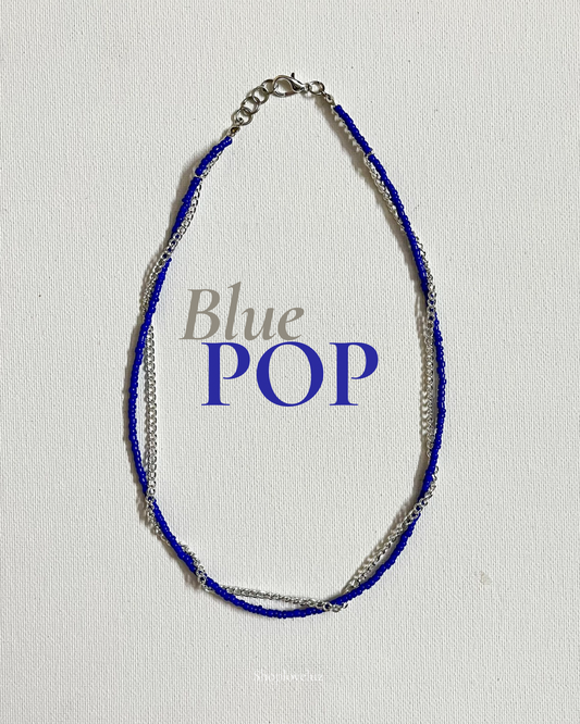 Blue Pop Necklace