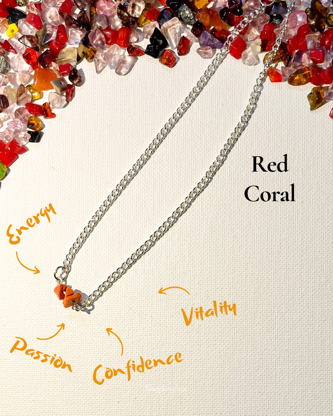 Stone Stories Red Coral Necklace
