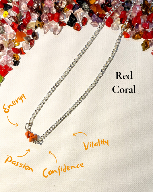 Stone Stories Red Coral Necklace