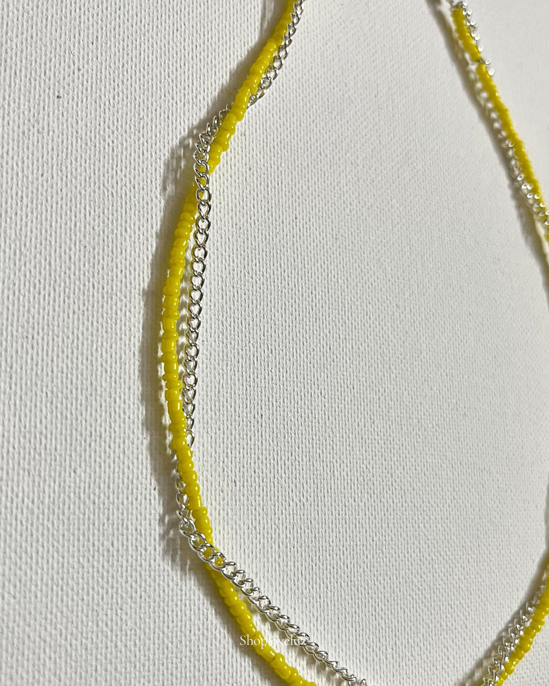 Yellow Pop Necklace