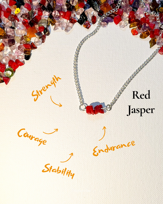 Stone Stories Red Jasper Necklace