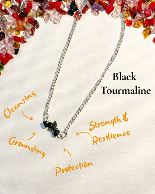 Stone Stories Black Tourmaline Necklace