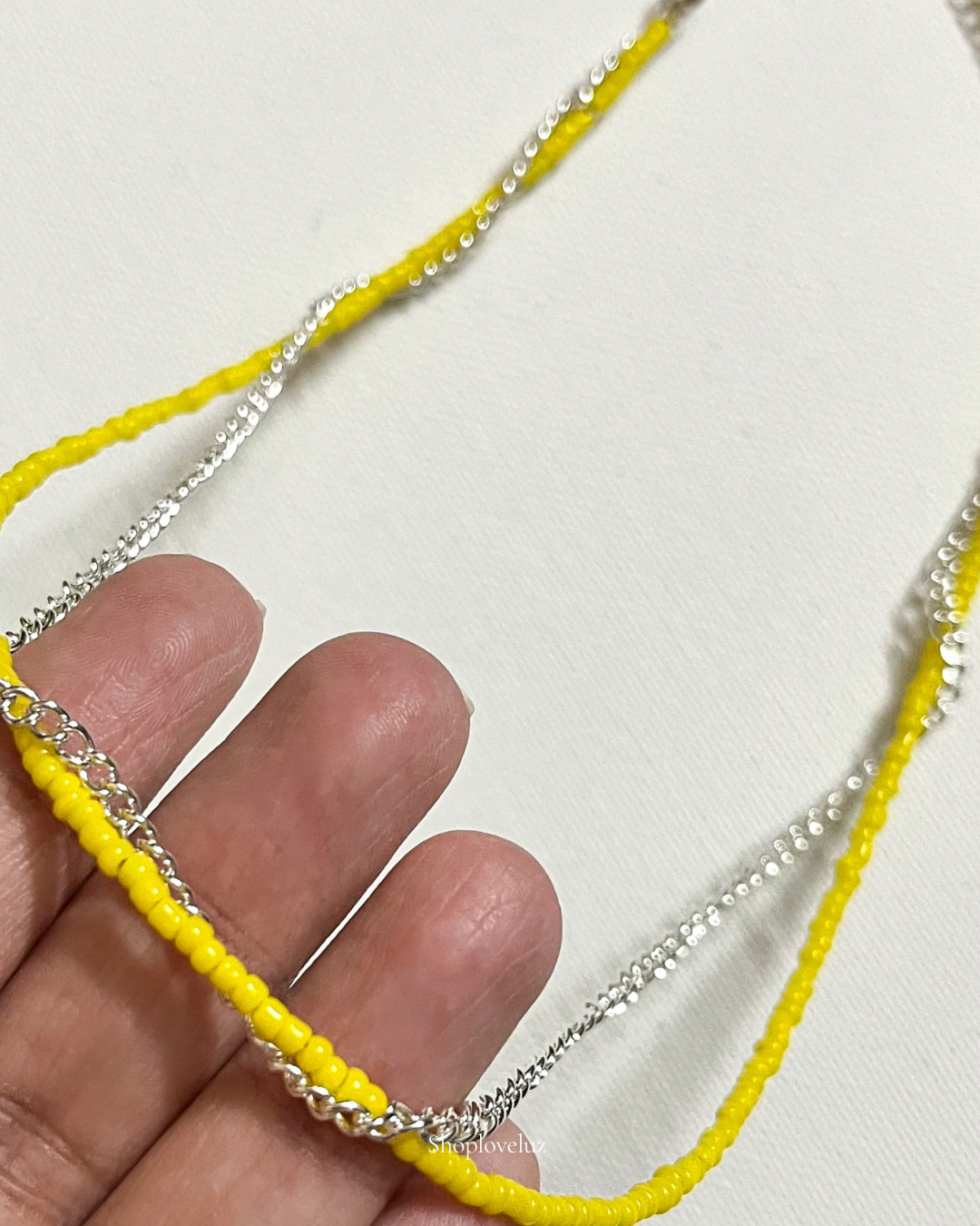 Yellow Pop Necklace