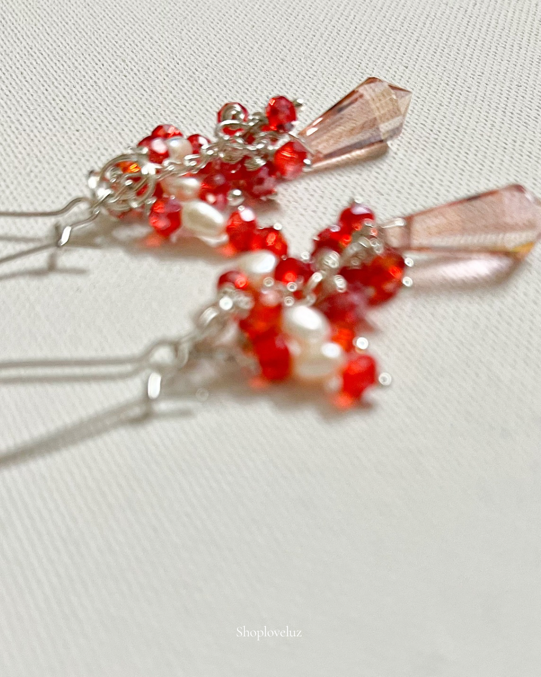 Amber Hue Bloom Earrings | PREMIUM