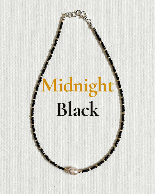 Midnight Black Necklace