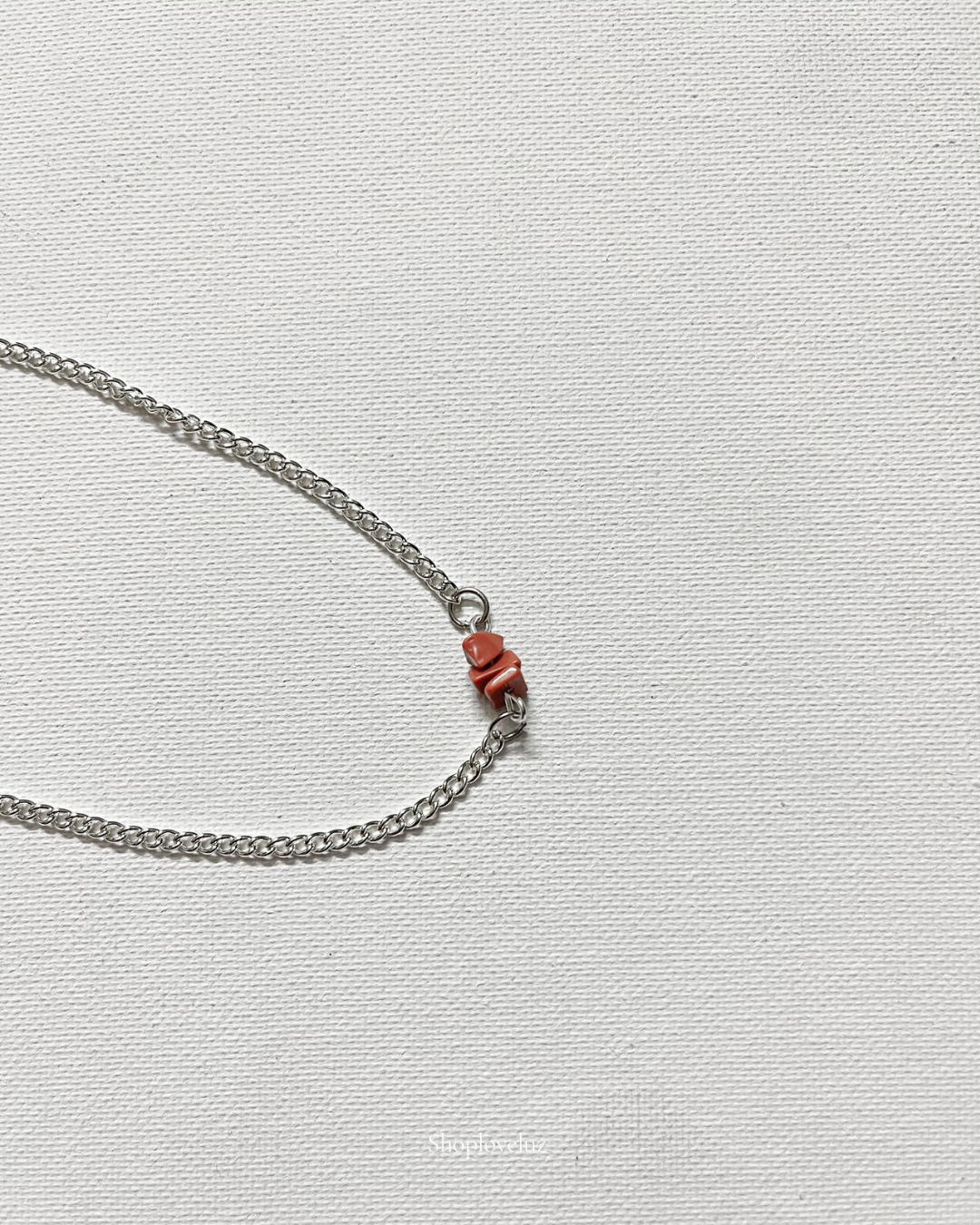 Stone Stories Red Coral Necklace
