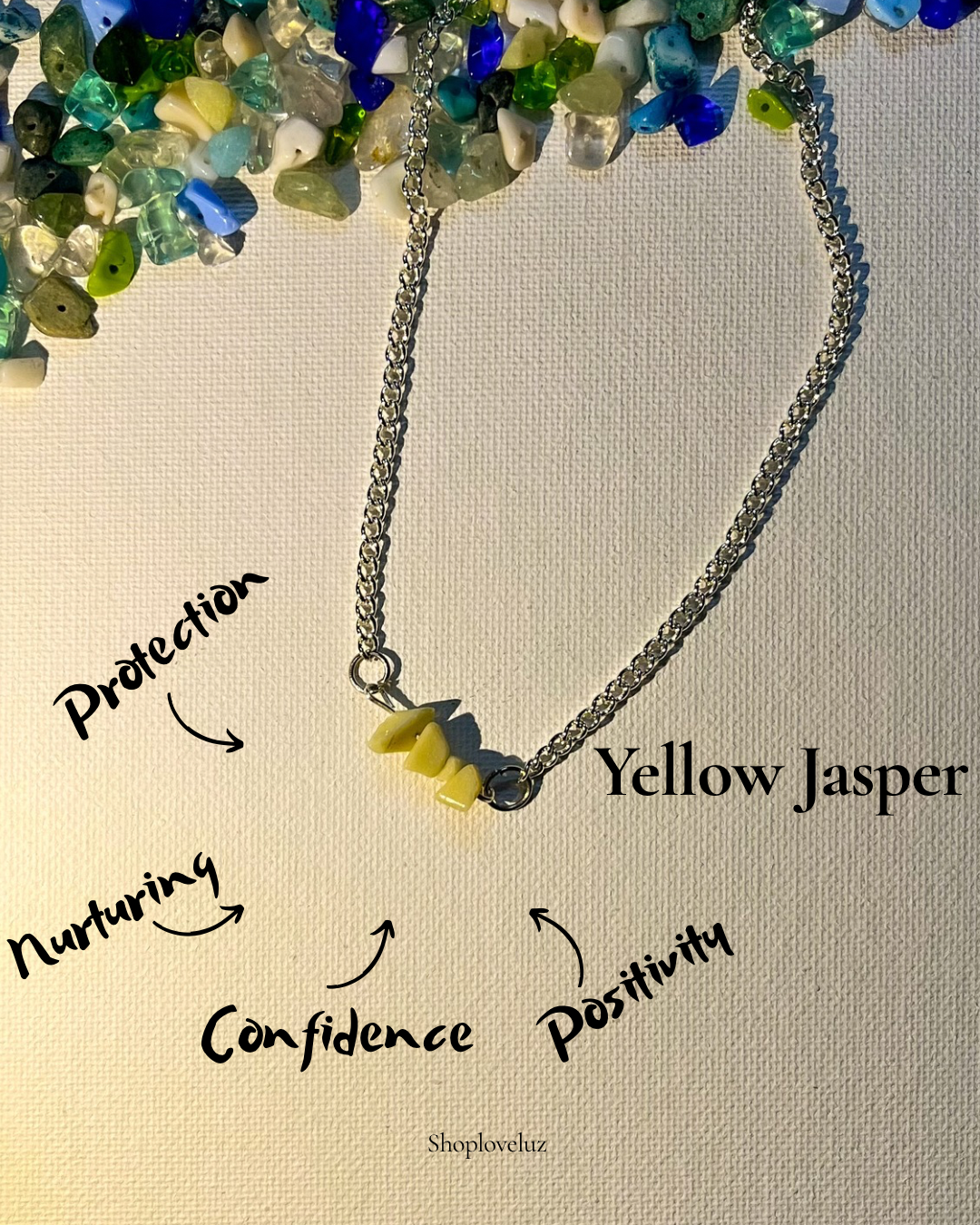 Stone Stories Yellow Jasper Necklace