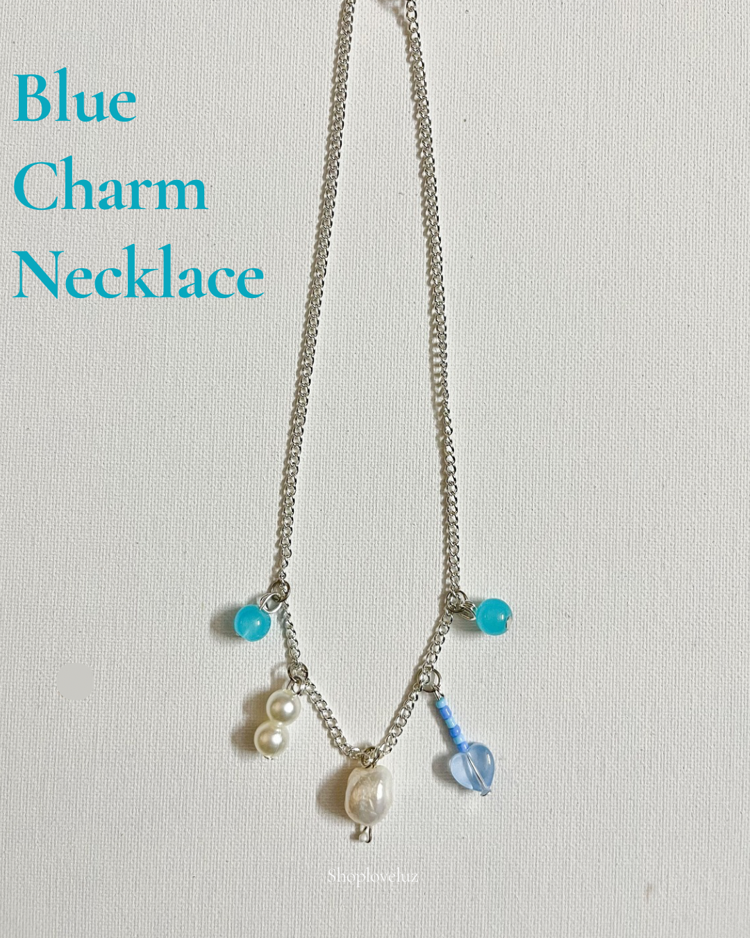 Blue Charm Necklace