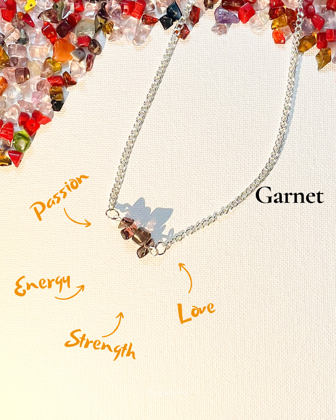 Stone Stories Garnet Necklace