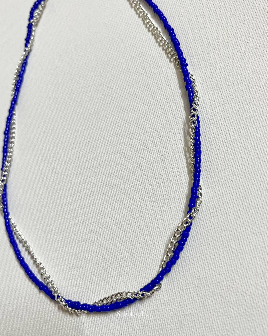 Blue Pop Necklace
