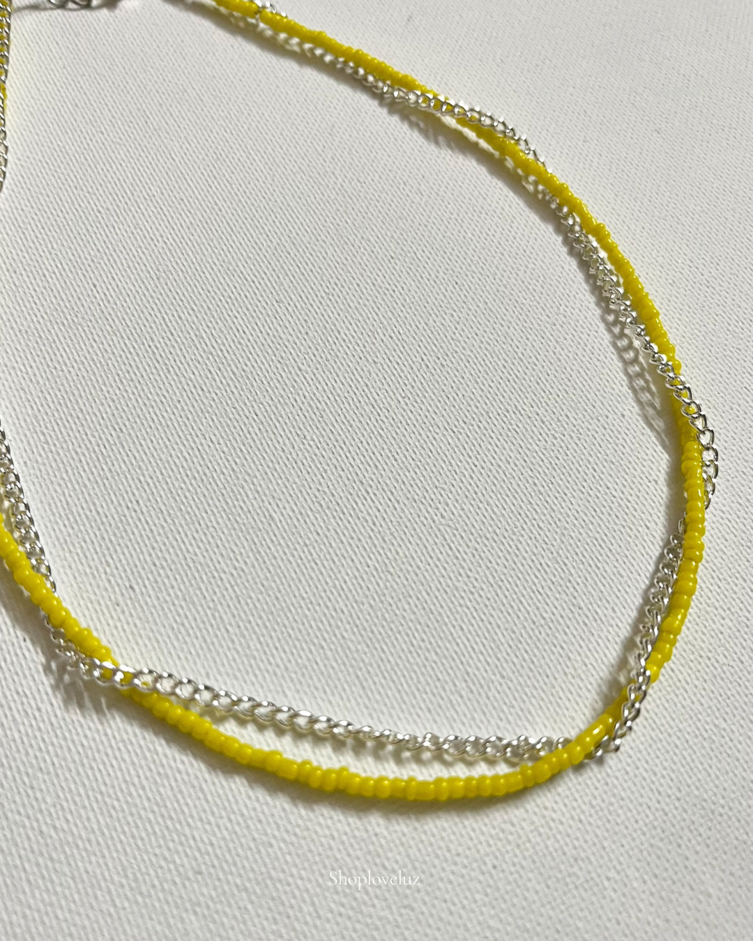 Yellow Pop Necklace