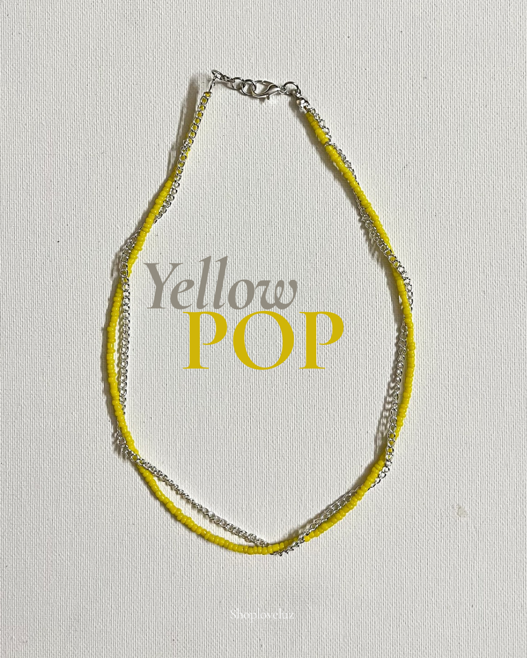 Yellow Pop Necklace