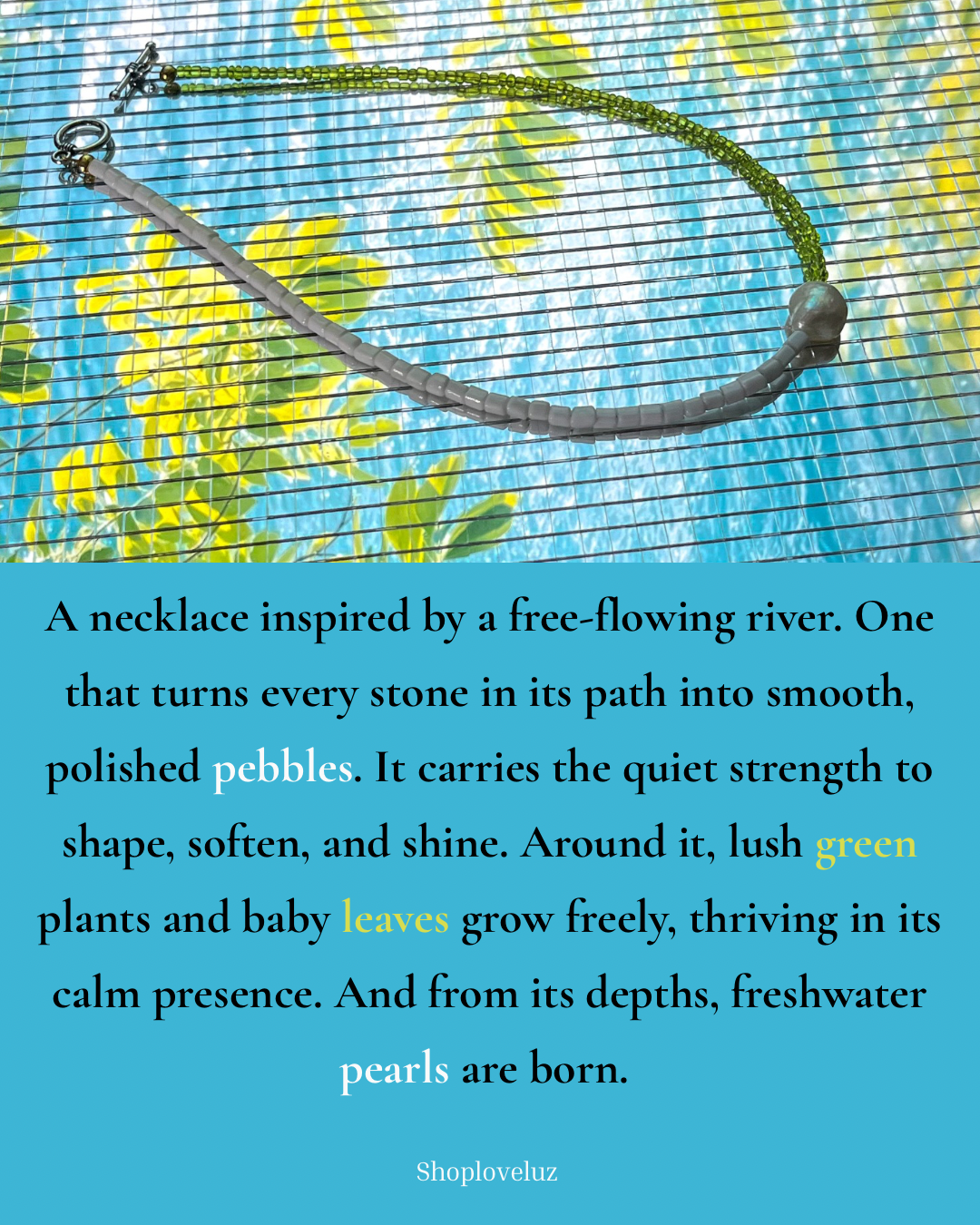 Glass River Necklace
